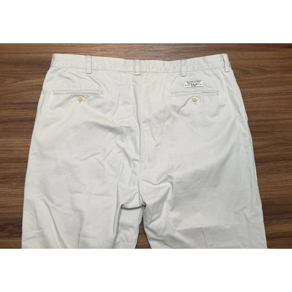 Polo Ralph Lauren Prospect Pant Mens Beige Khaki Chino Straight Leg Sz 38x30
